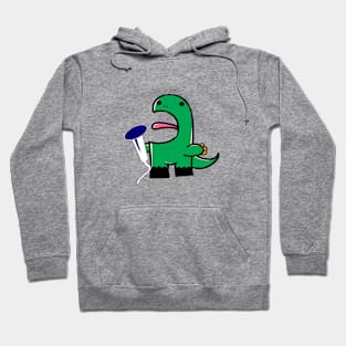 a singing dinosaur Hoodie